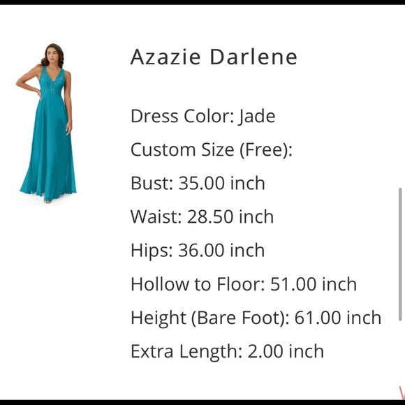 Azazie Darlene Jade - Picture 6 of 6